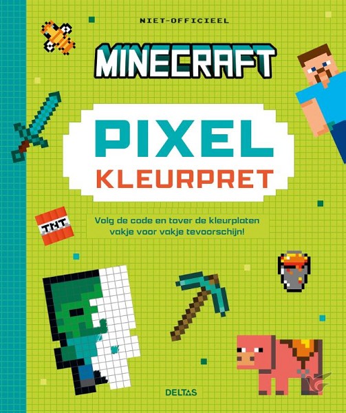 Productafbeelding: voorkant van Minecraft pixel kleurpret