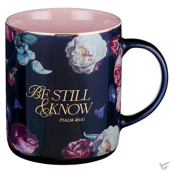 Productafbeelding: voorkant van Be Still and Know Floral - Psalm 46:10