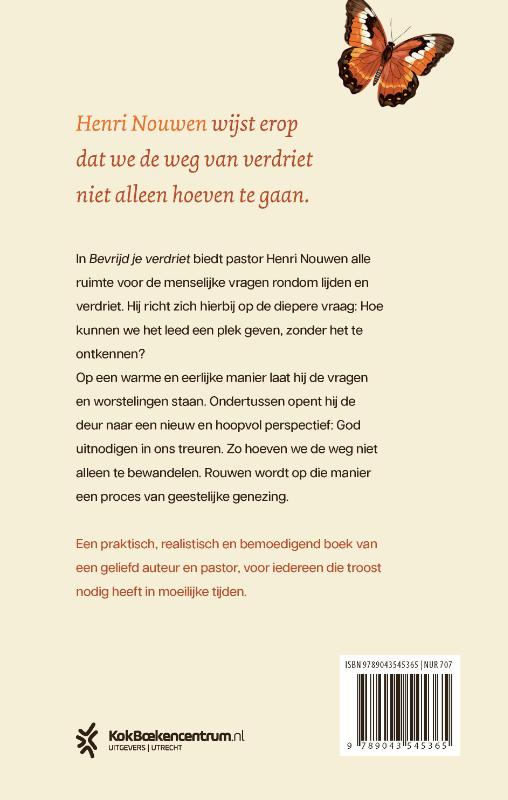 Productafbeelding: achterkant van Bevrijd je verdriet
