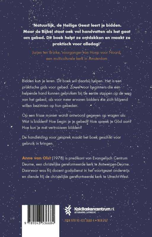 Productafbeelding: achterkant van Bidden kun je leren
