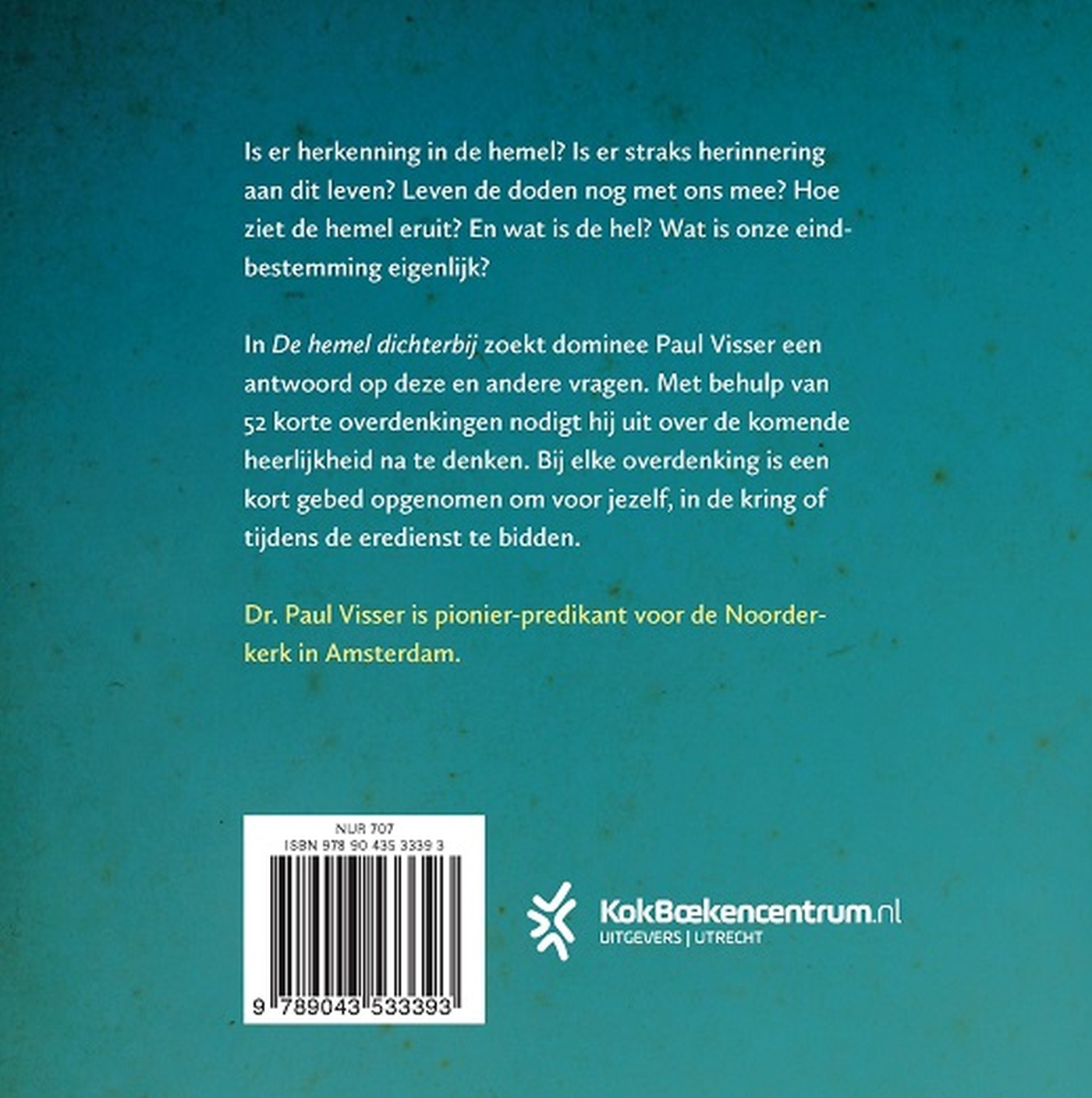 Productafbeelding: achterkant van De hemel dichterbij