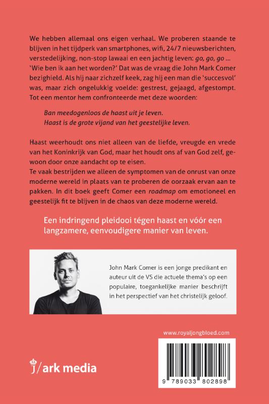 Productafbeelding: achterkant van De radicale uitbanning van haast