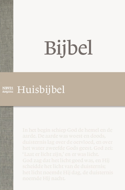 Productafbeelding: voorkant van Bijbel NBV21 Huisbijbel