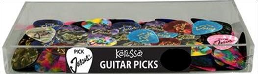 Productafbeelding: voorkant van Display of 100 Guitar Picks Pick Jesus