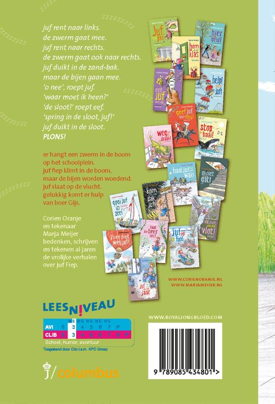 Productafbeelding: achterkant van Laat juf met rust!