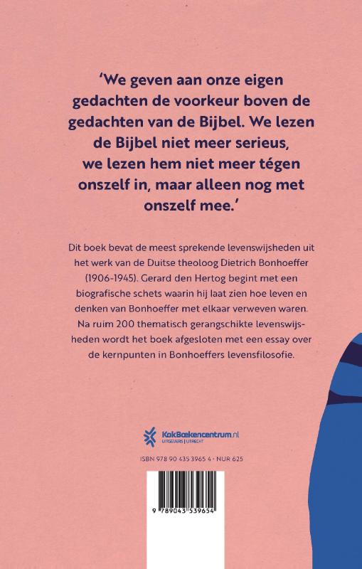 Productafbeelding: achterkant van Dietrich Bonhoeffer