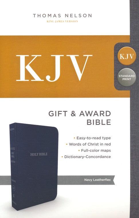 Productafbeelding: voorkant van gift & award bible - Blue