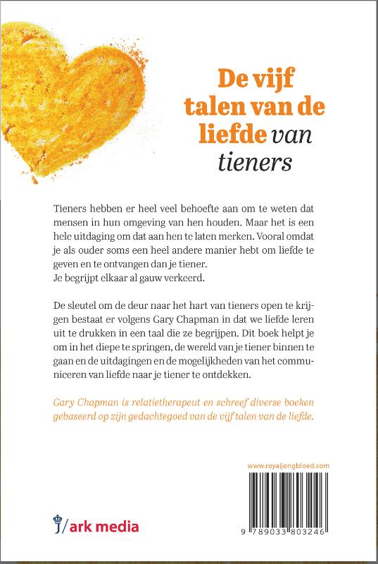 Productafbeelding: achterkant van De vijf talen van de liefde van tieners
