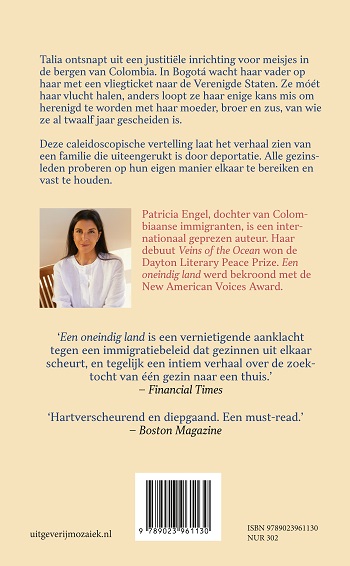 Productafbeelding: achterkant van Een oneindig land