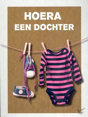 Productafbeelding: voorkant van Kaart hoerra een dochter