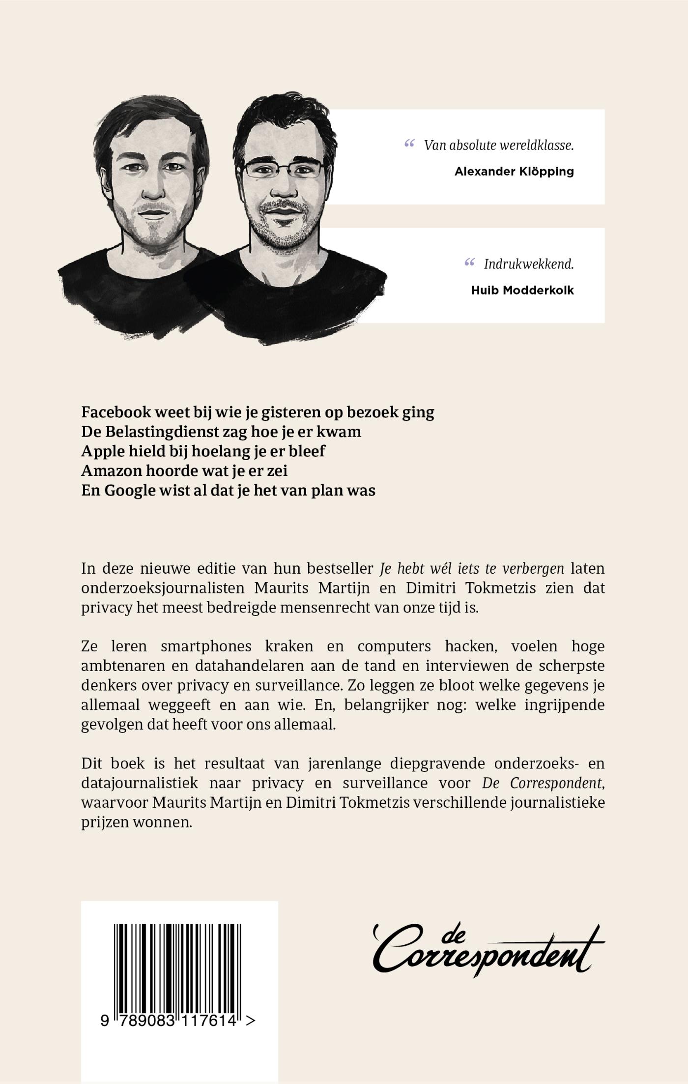 Productafbeelding: achterkant van Je hebt wél iets te verbergen