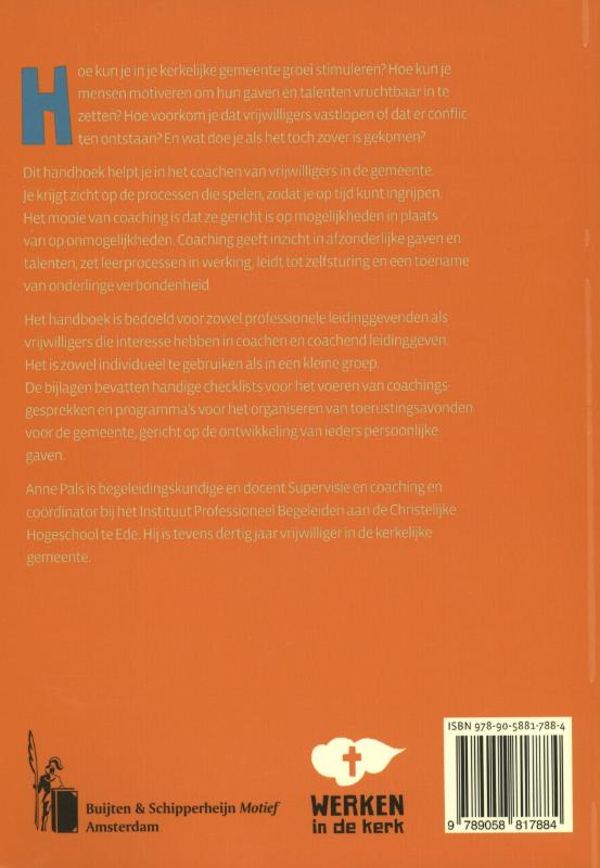 Productafbeelding: achterkant van Handboek voor kerkelijke coaches