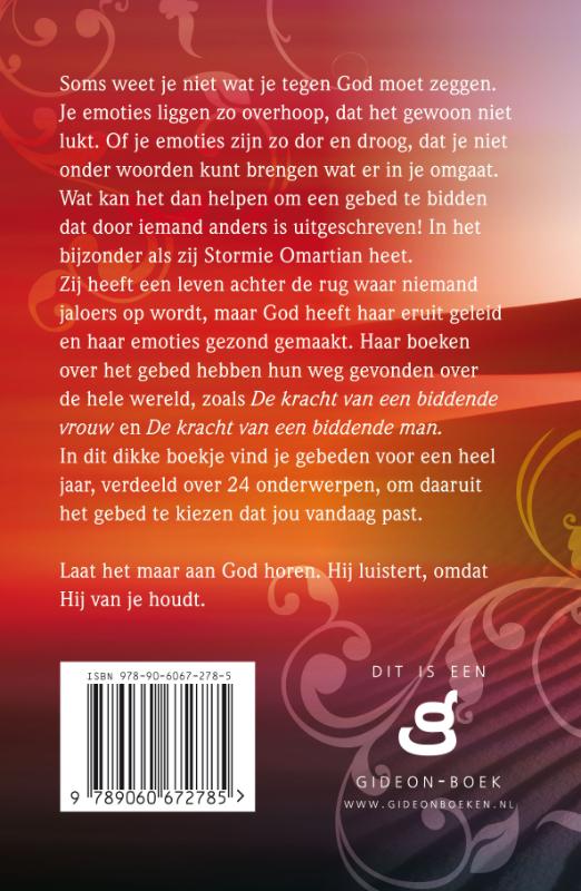 Productafbeelding: achterkant van 365 Gebeden voor een emotioneel gezond leven