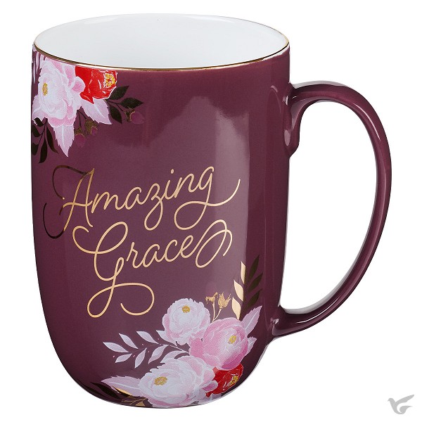 Productafbeelding: voorkant van Amazing Grace Mulberry Pink Coffee Mug