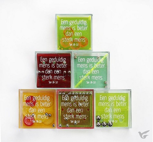 Productafbeelding: voorkant van Geduldspel met tekst een geduldig mens