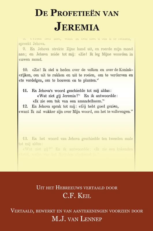 Productafbeelding: voorkant van De Profetieën van Jeremia