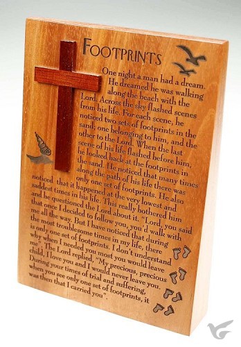 Productafbeelding: voorkant van Standaard 16x11.7cm footprints