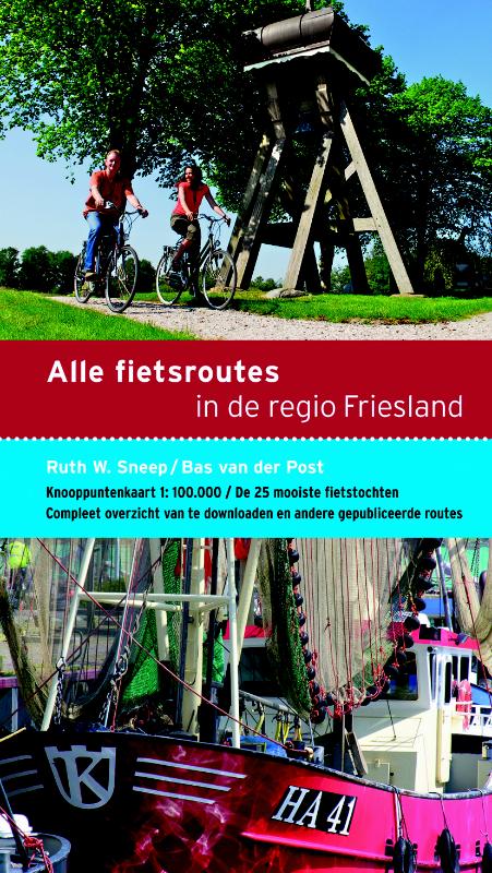 Productafbeelding: voorkant van Alle fietsroutes in de regio Friesland