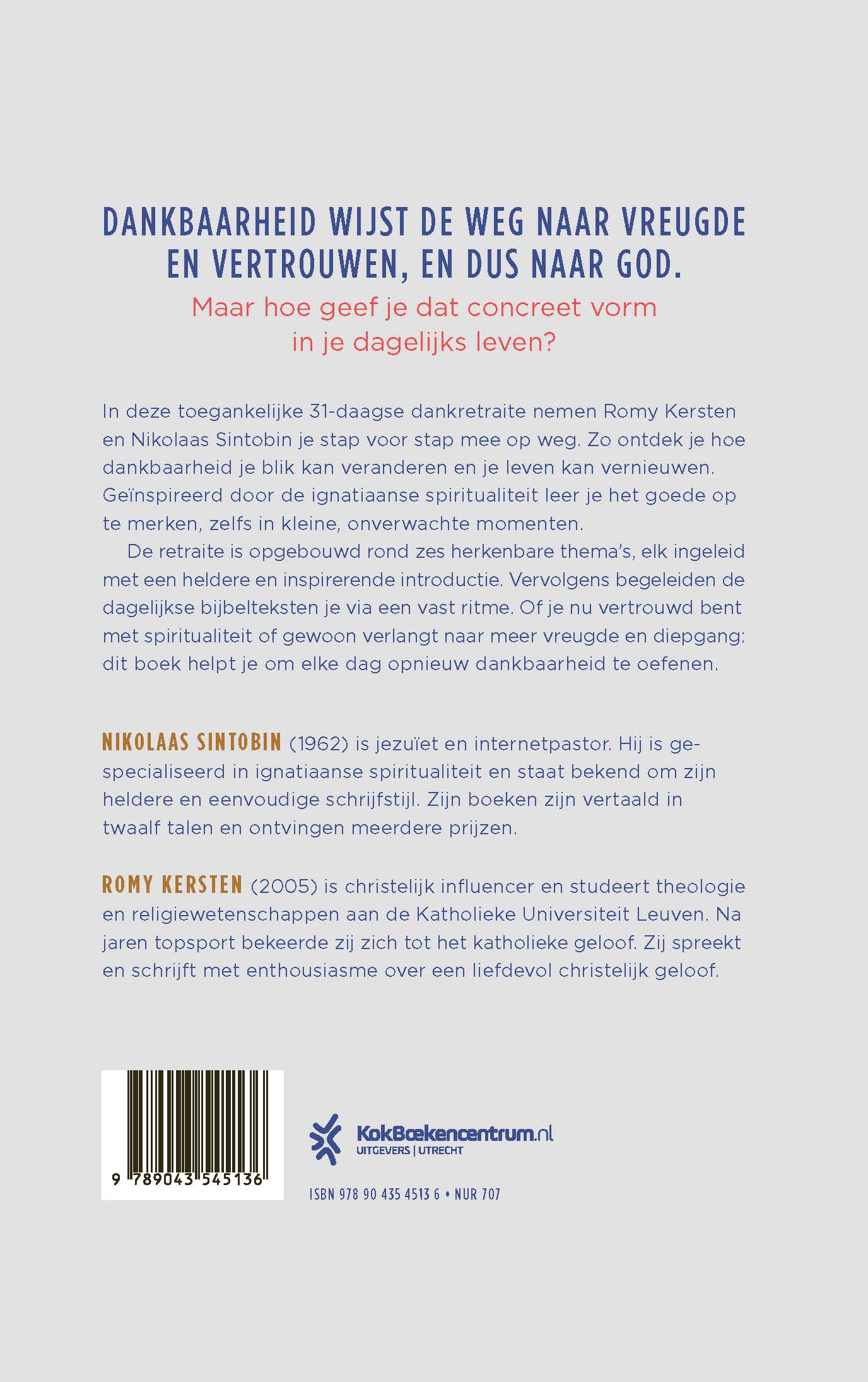 Productafbeelding: achterkant van Dankretraite