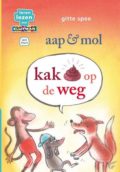 Productafbeelding: voorkant van Aap en mol kak op de weg