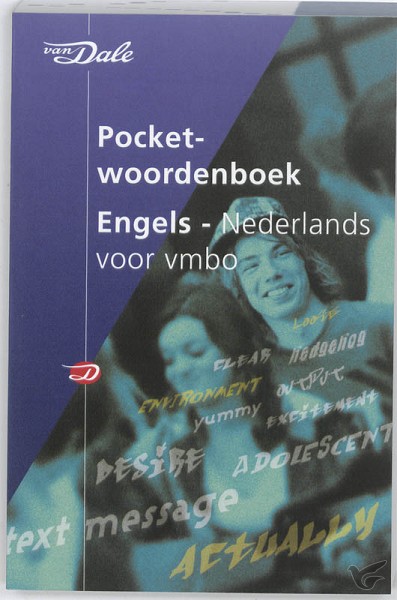 Productafbeelding: voorkant van Van dale pocketwbk eng-ned voor vmbo