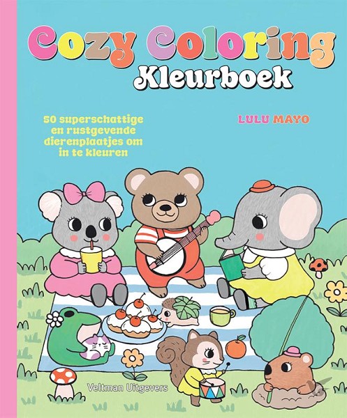 Productafbeelding: voorkant van Cozy Coloring Kleurboek