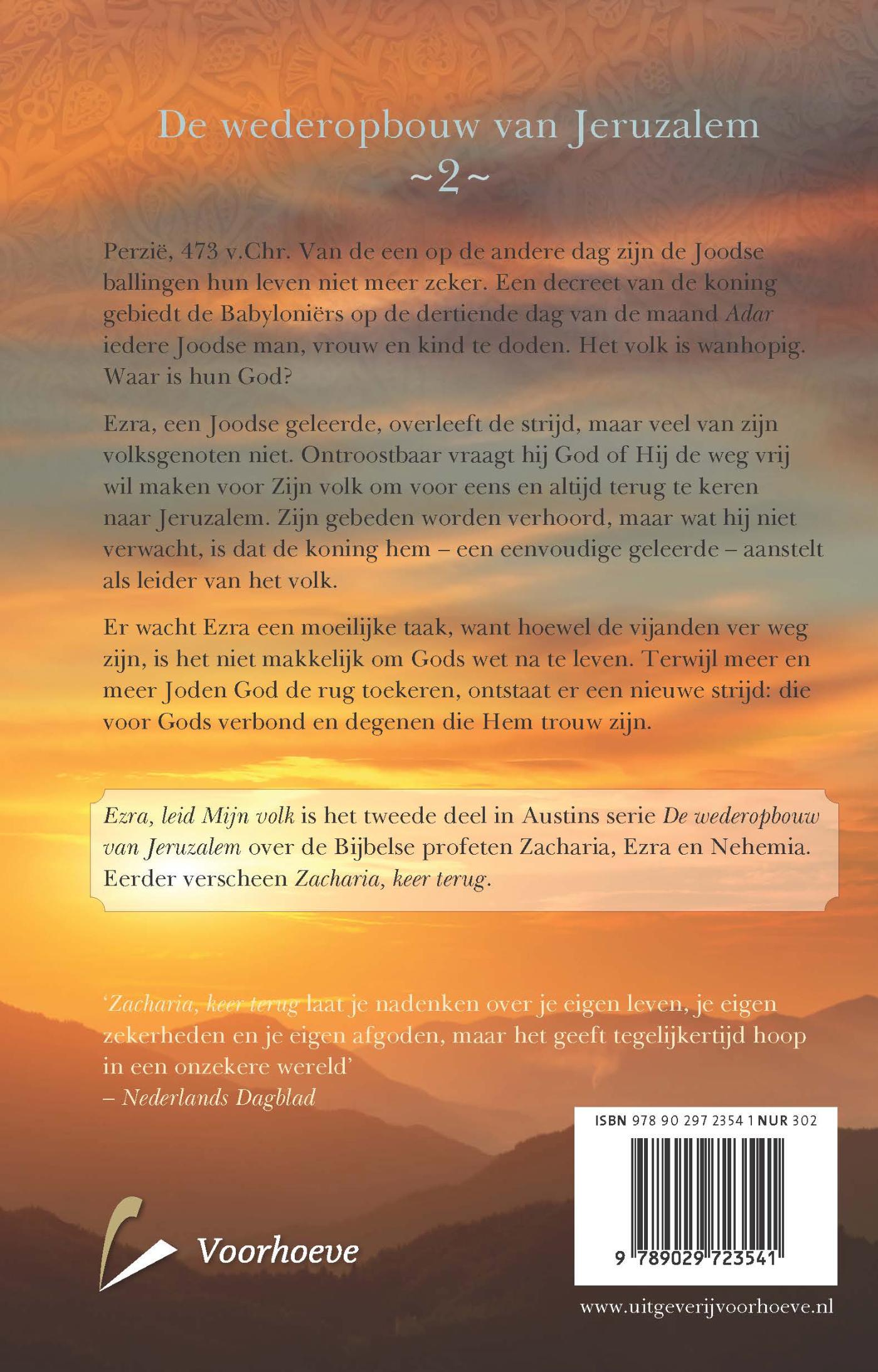 Productafbeelding: achterkant van Ezra, leid mijn volk