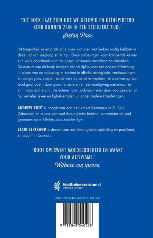 Productafbeelding: achterkant van Wachten op God