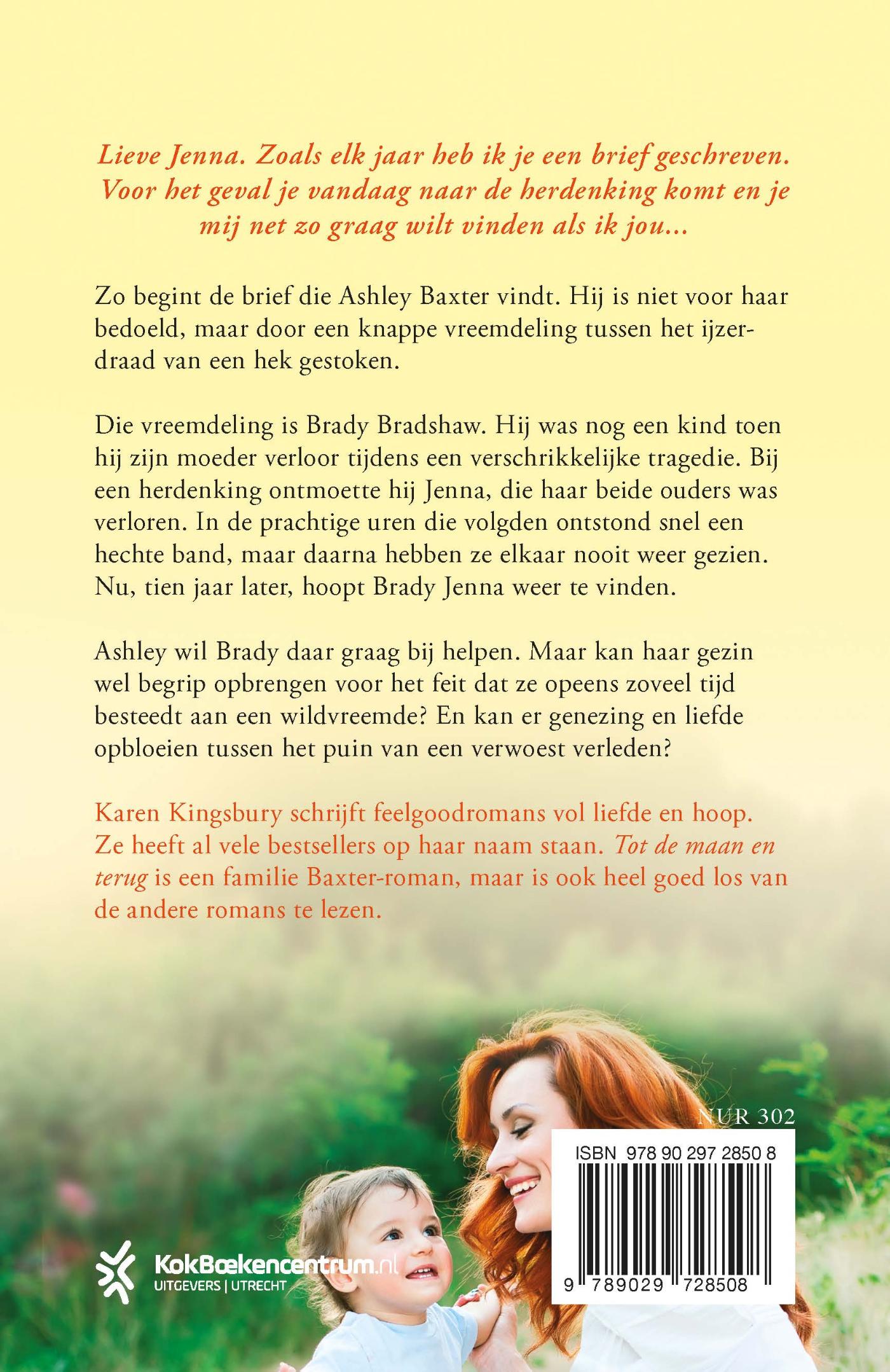 Productafbeelding: achterkant van Tot de maan en terug