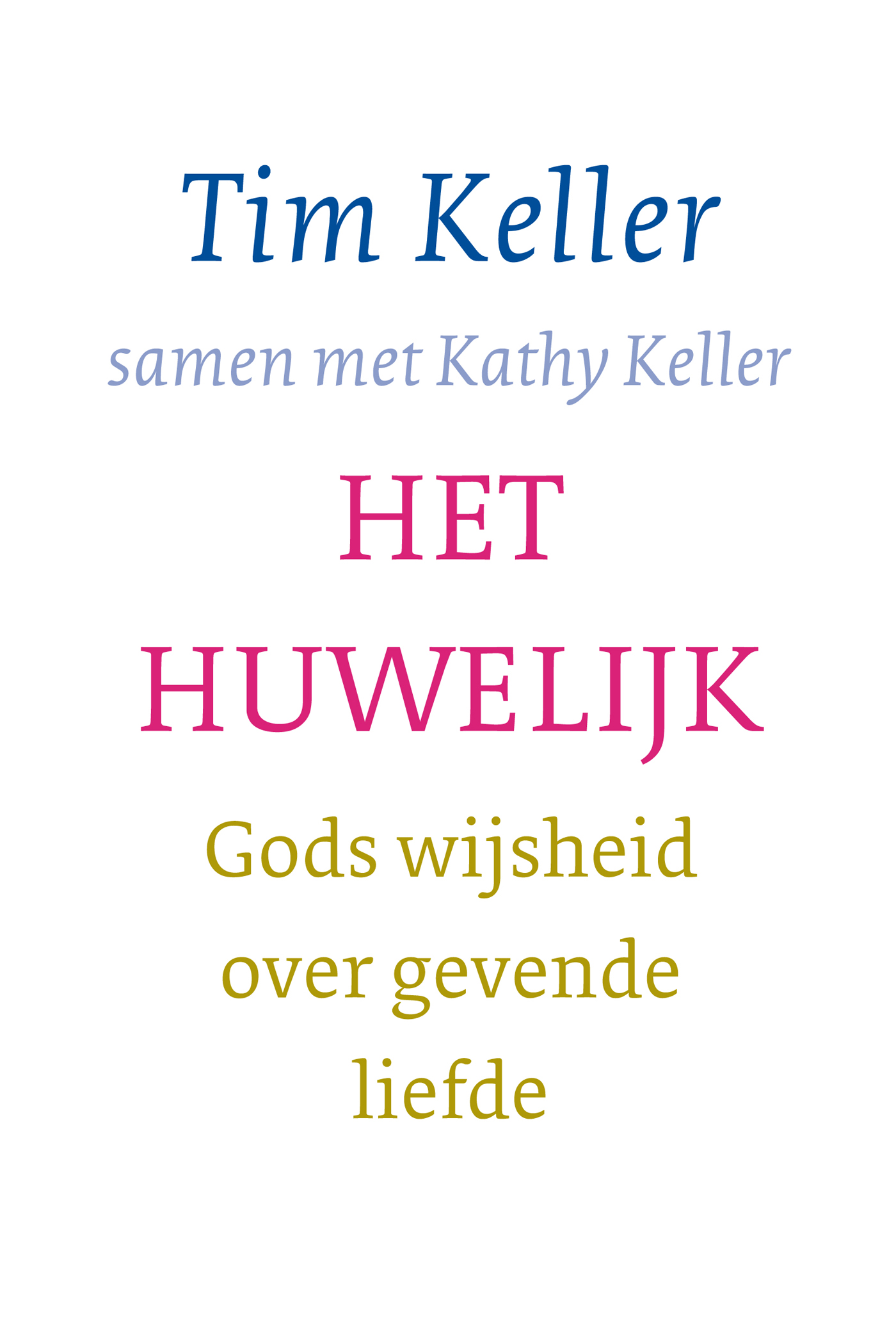 Productafbeelding: voorkant van Het huwelijk