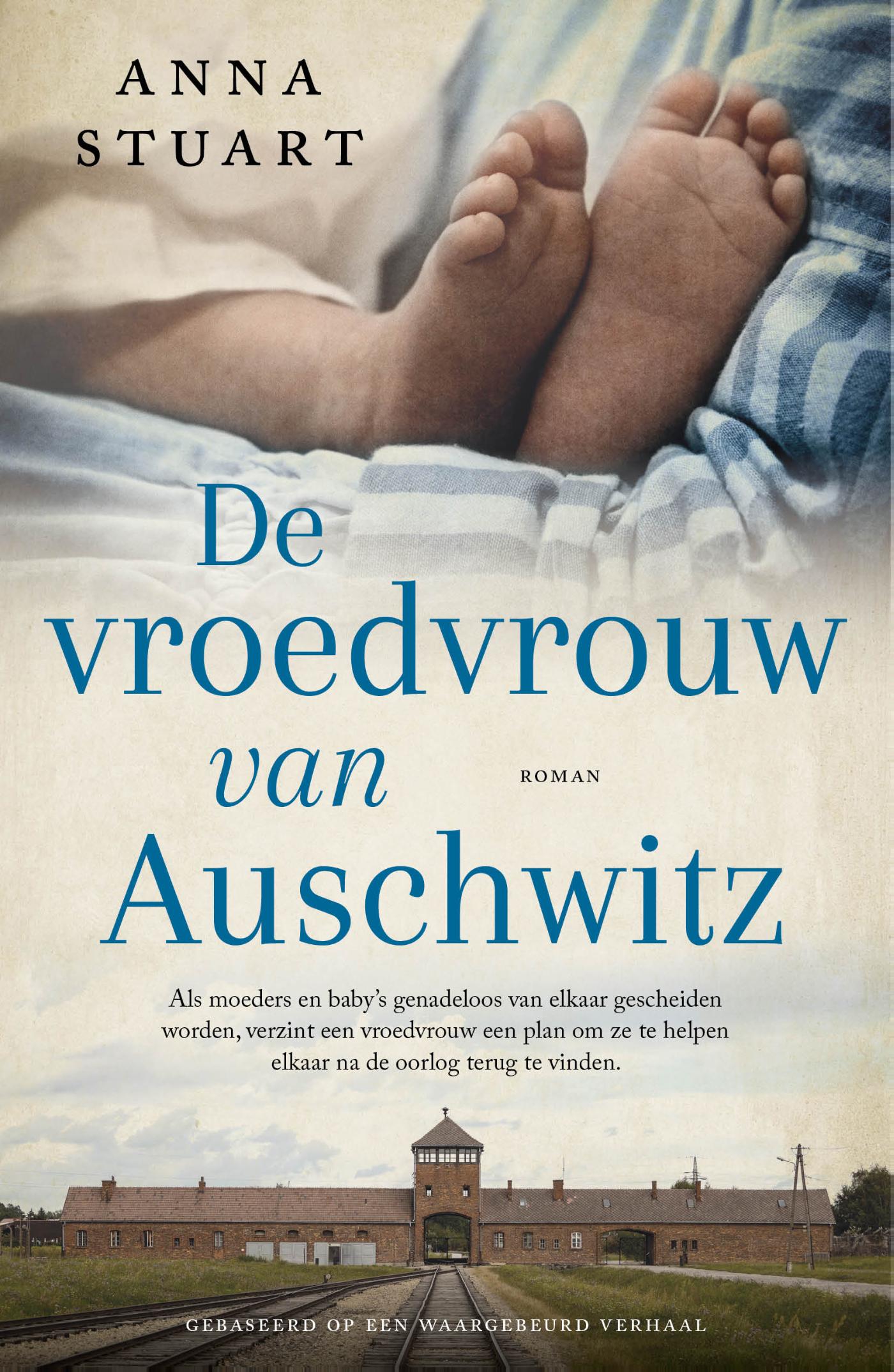 Productafbeelding: voorkant van De vroedvrouw van Auschwitz