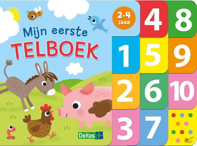Productafbeelding: voorkant van Mijn eerste telboek (2-4 j.)