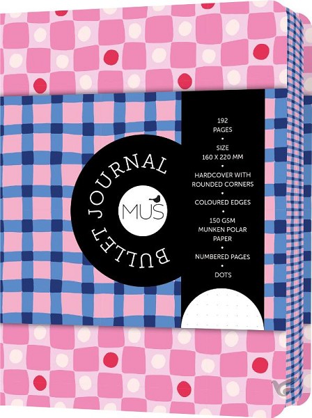 Productafbeelding: voorkant van MUS Bullet Journal / Ruit