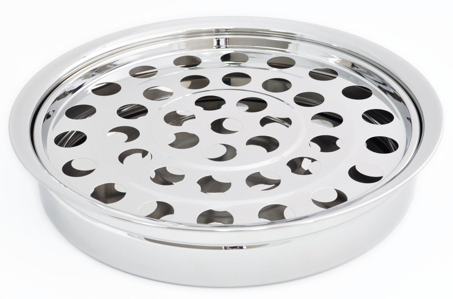 Productafbeelding: voorkant van Communion tray 40 holes silver