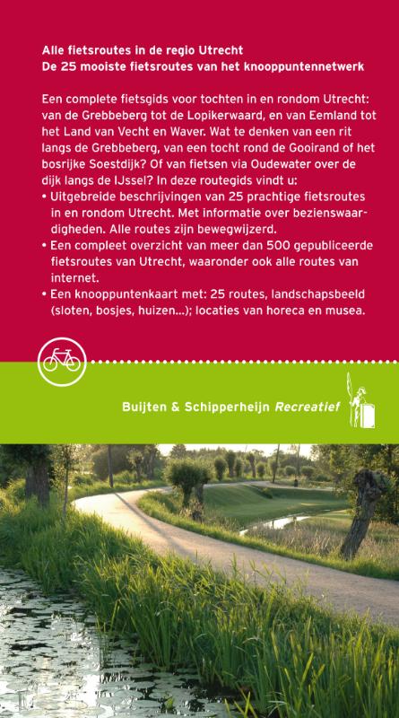 Productafbeelding: achterkant van Alle fietsroutes in de regio Utrecht