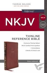 Productafbeelding: voorkant van NKJV - Thinline Reference Bible