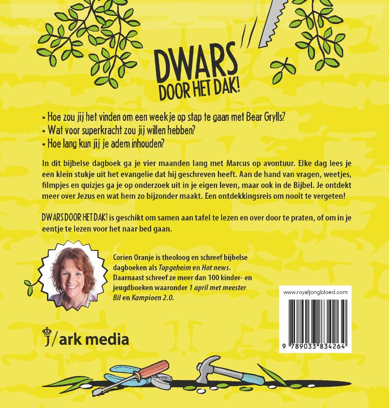 Productafbeelding: achterkant van Dwars door het dak!