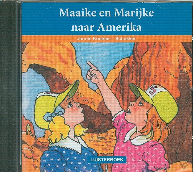 Productafbeelding: voorkant van Maaike en m. naar amerika LUISTERBOEK