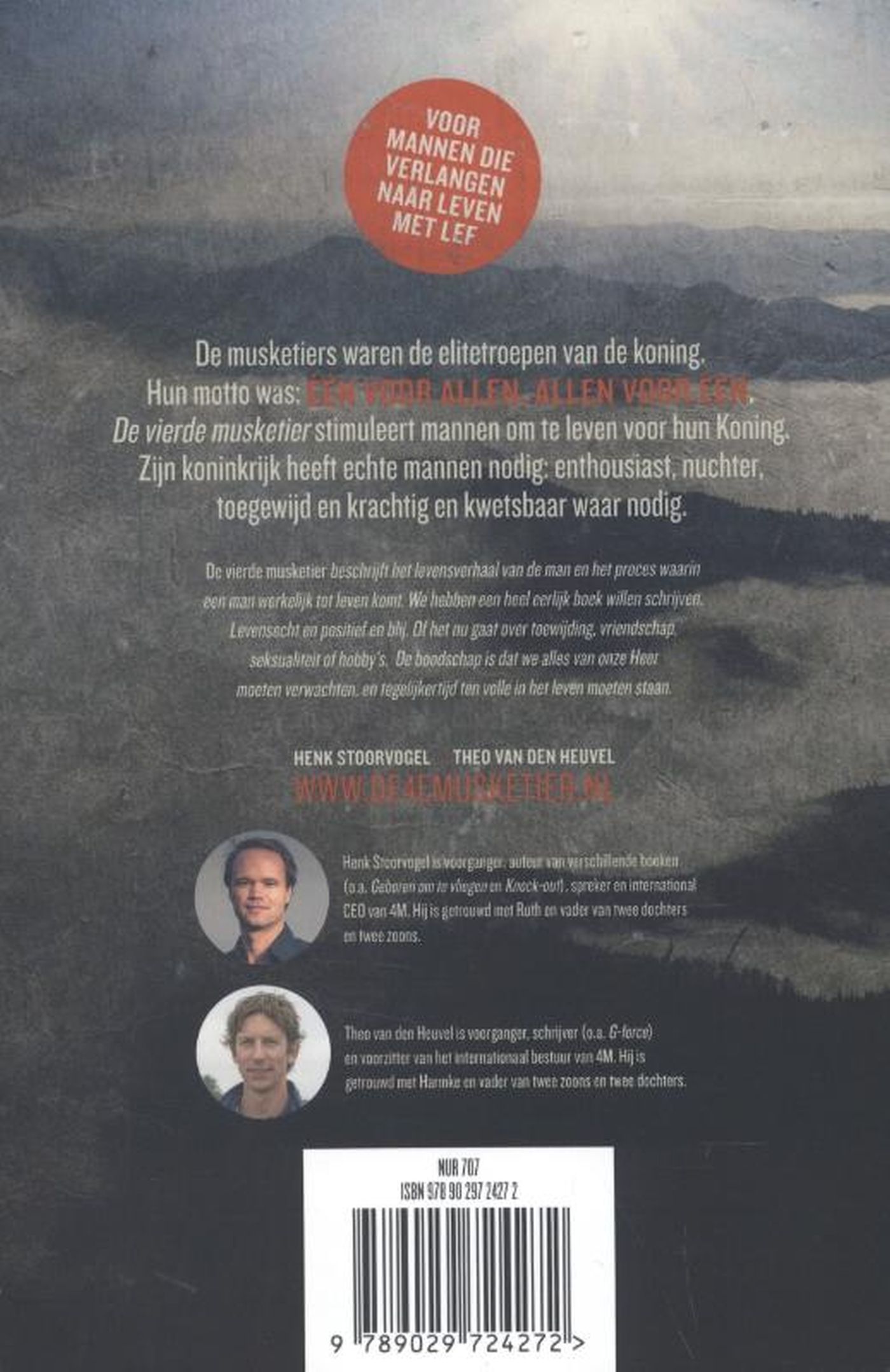 Productafbeelding: achterkant van De vierde musketier