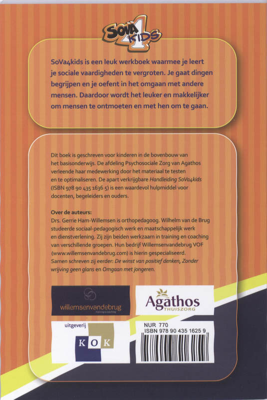 Productafbeelding: achterkant van Sova4kids