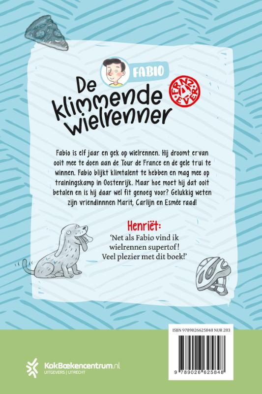 Productafbeelding: achterkant van De klimmende wielrenner