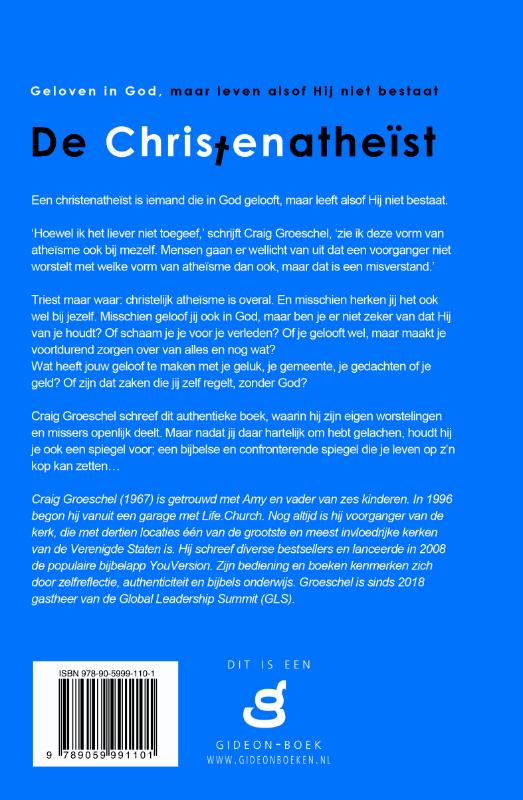 Productafbeelding: achterkant van De Christenatheist