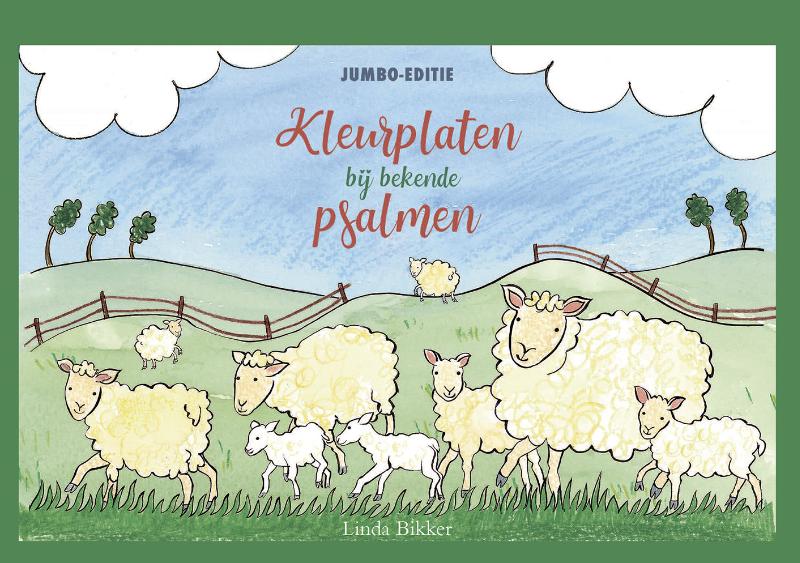Productafbeelding: voorkant van Kleurplaten bij bekende psalmen