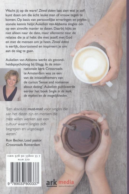 Productafbeelding: achterkant van Zinvol daten