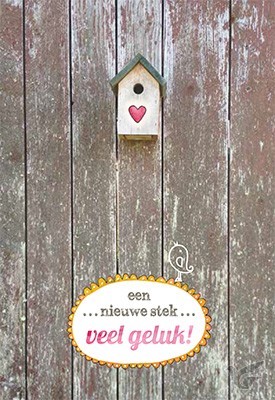 Productafbeelding: voorkant van Wenskaart God bless you