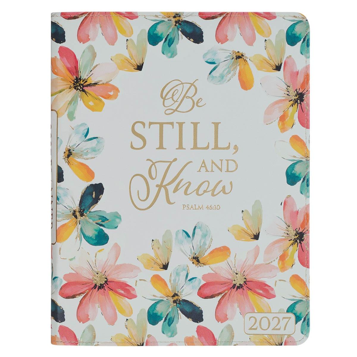 Productafbeelding: voorkant van Be Still and Know Ps. 46:10 2027 18-Month Planner