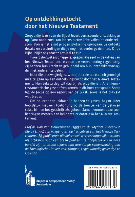 Productafbeelding: achterkant van Op ontdekkingstocht door het Nieuwe Testament