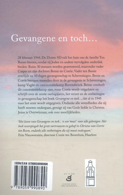 Productafbeelding: achterkant van Gevangene en toch ...