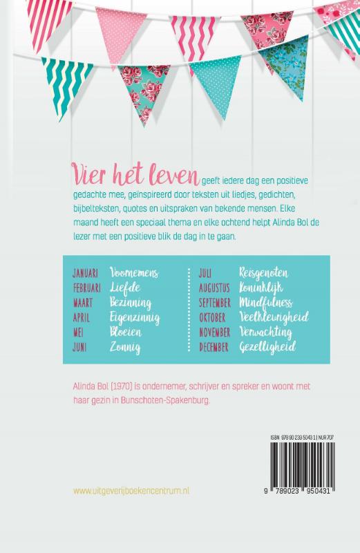 Productafbeelding: achterkant van Vier het leven