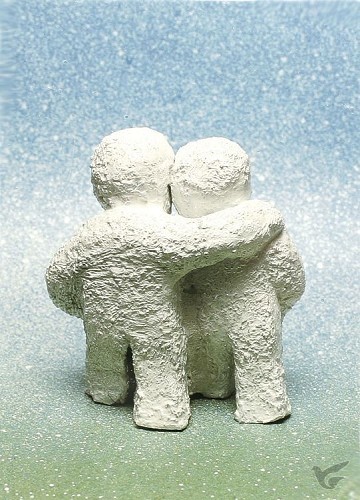 Productafbeelding: voorkant van Dubbele kaart mt vriendschap 10 st